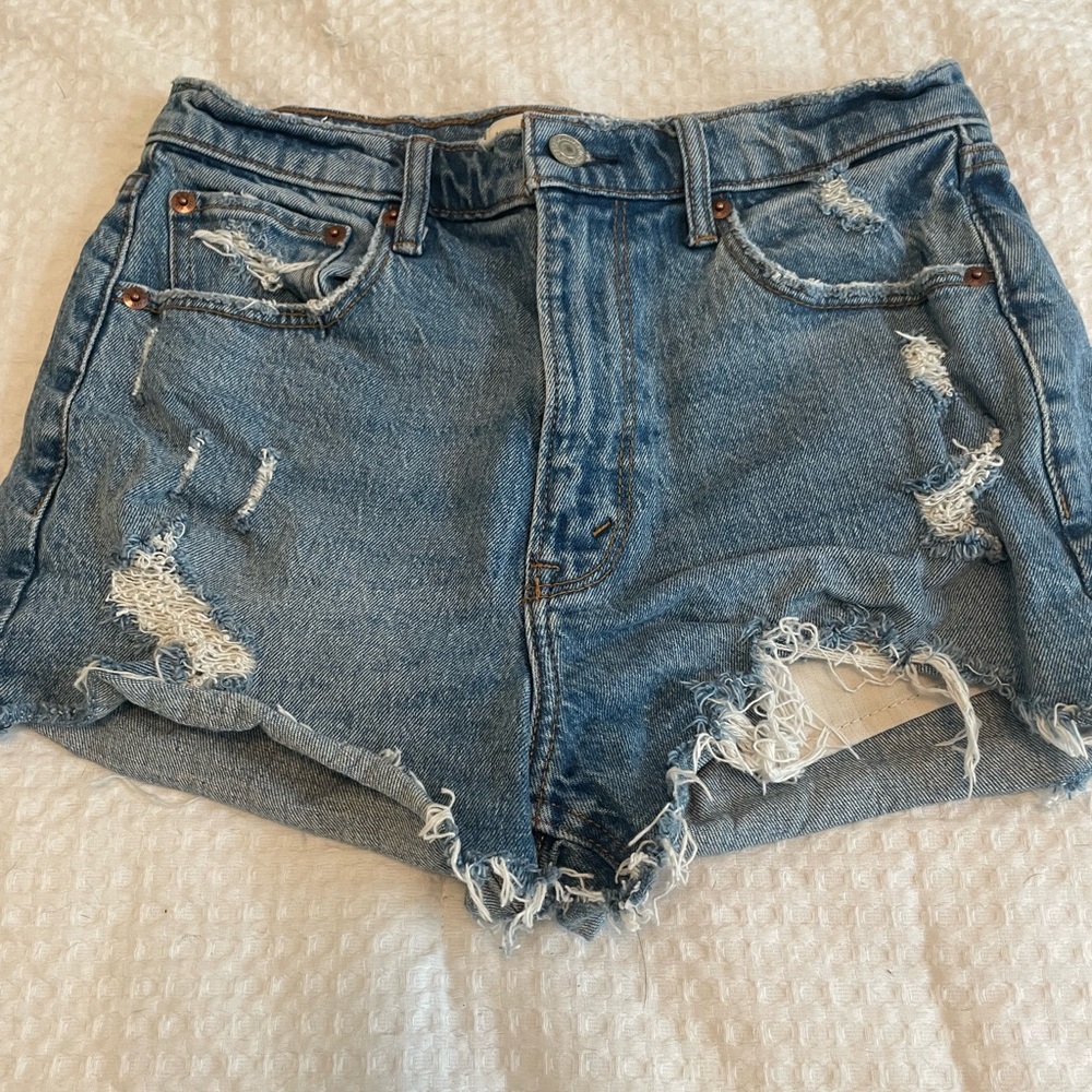 Abercrombie and fitch mom shorts size 27
